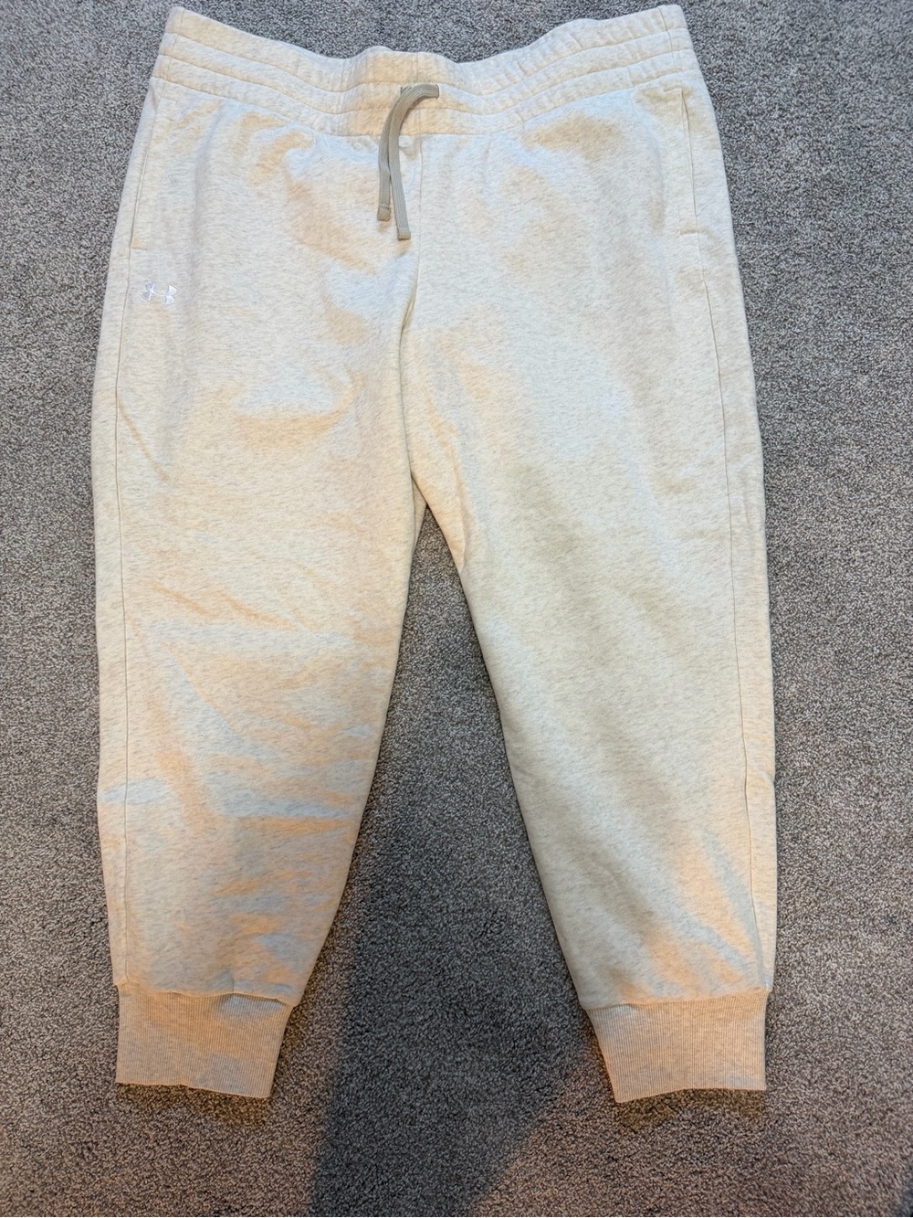 Under Armour Cream Fleece Joggers
